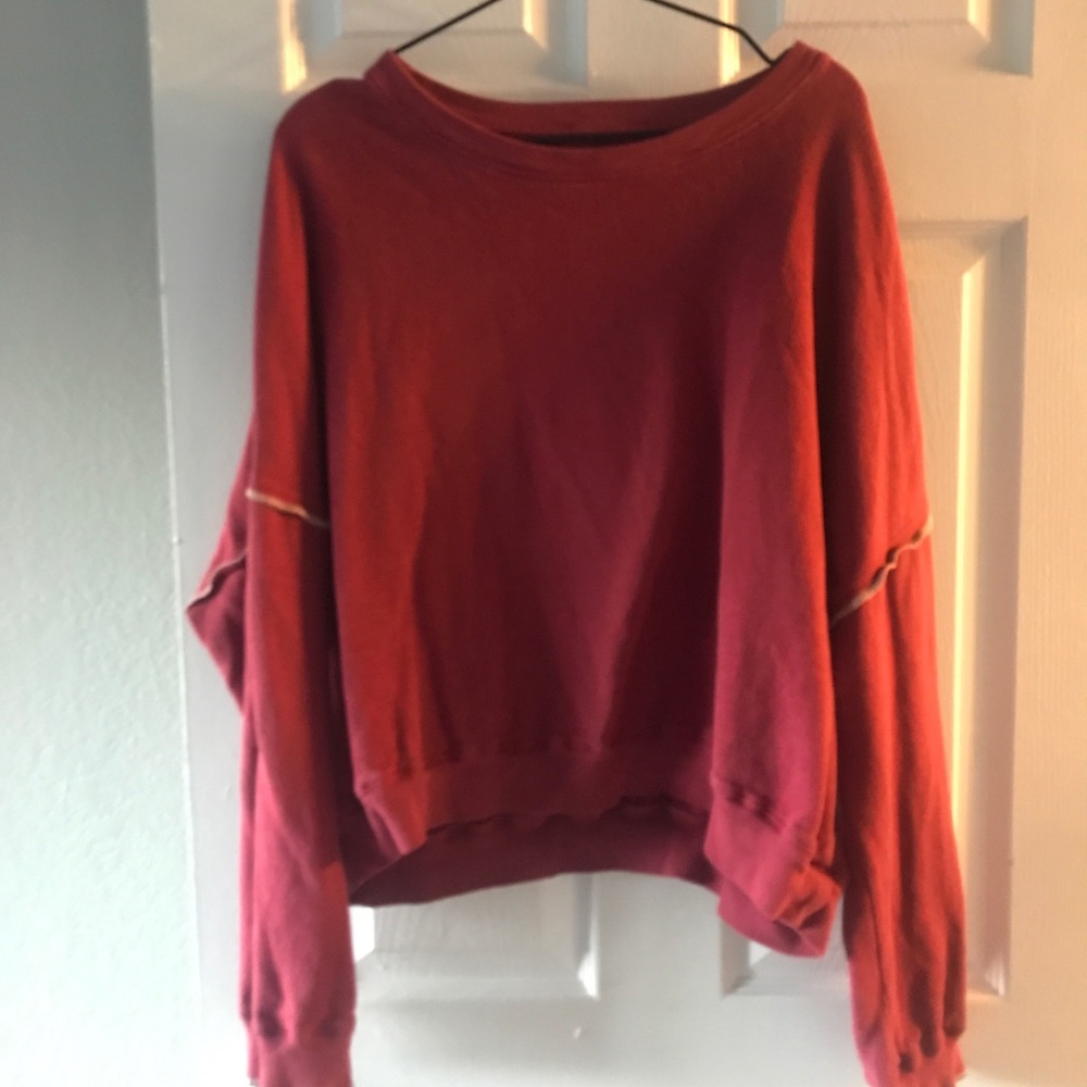 Cranberry Back Beat Co Hemp + Organic Cotton Crew